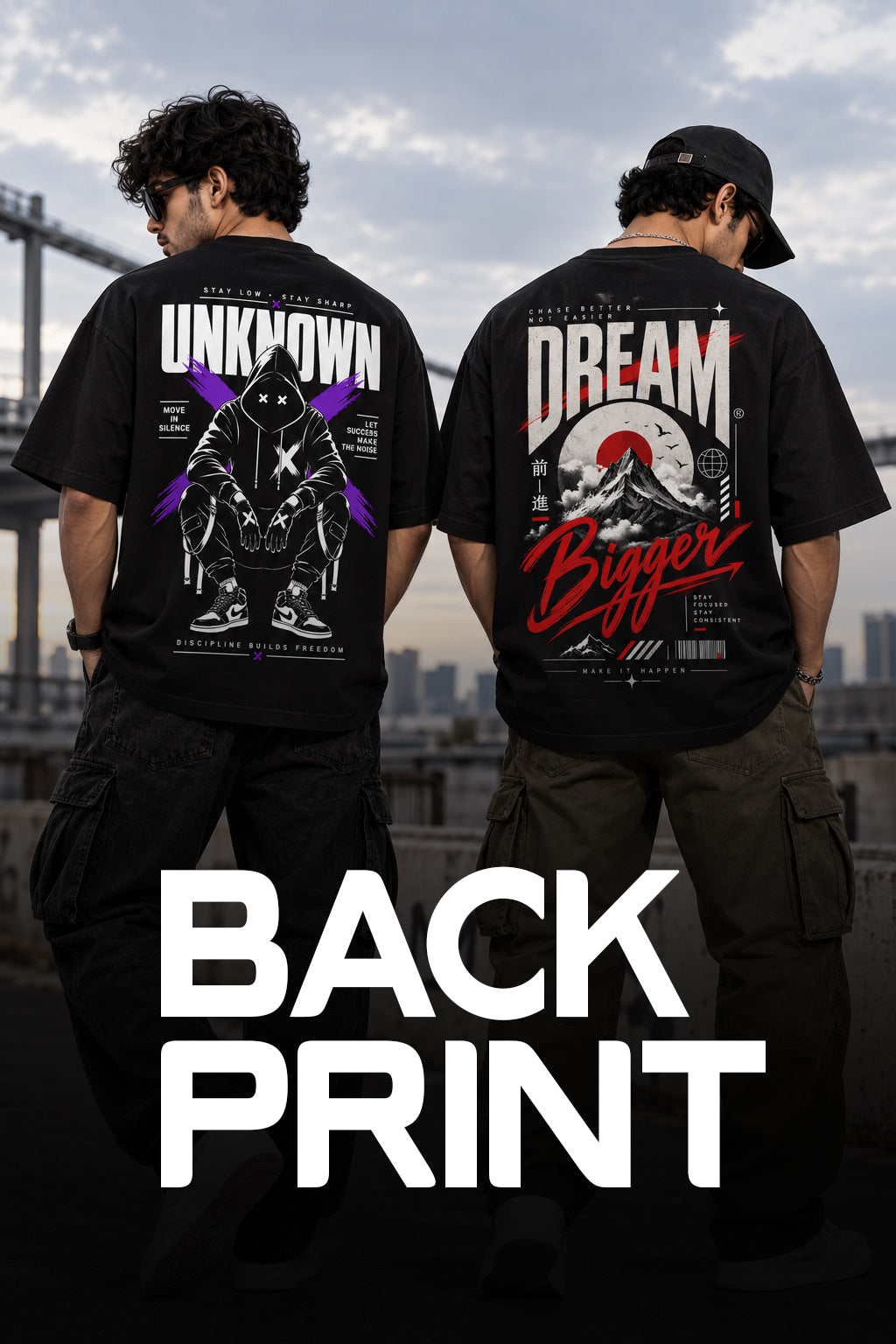 BACK PRINT T-SHIRT