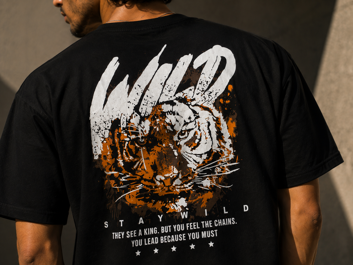 WILD TIGER OVERSIZED T-SHIRT