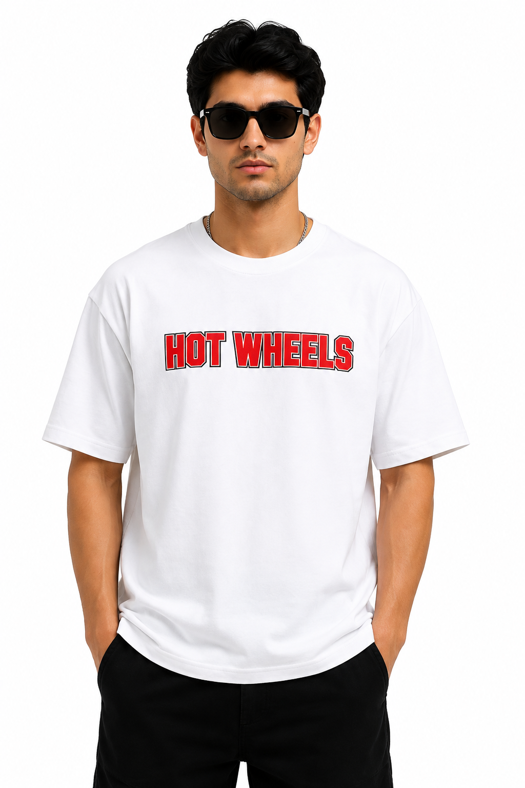 Hot Wheels Racing 68 Oversized T-Shirt – White