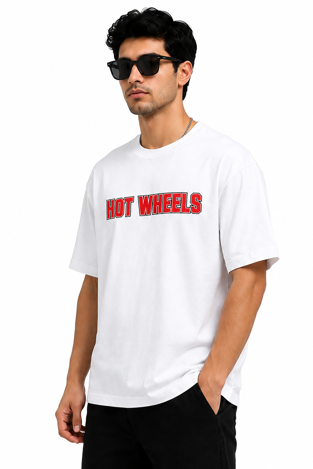 Hot Wheels Racing 68 Oversized T-Shirt – White