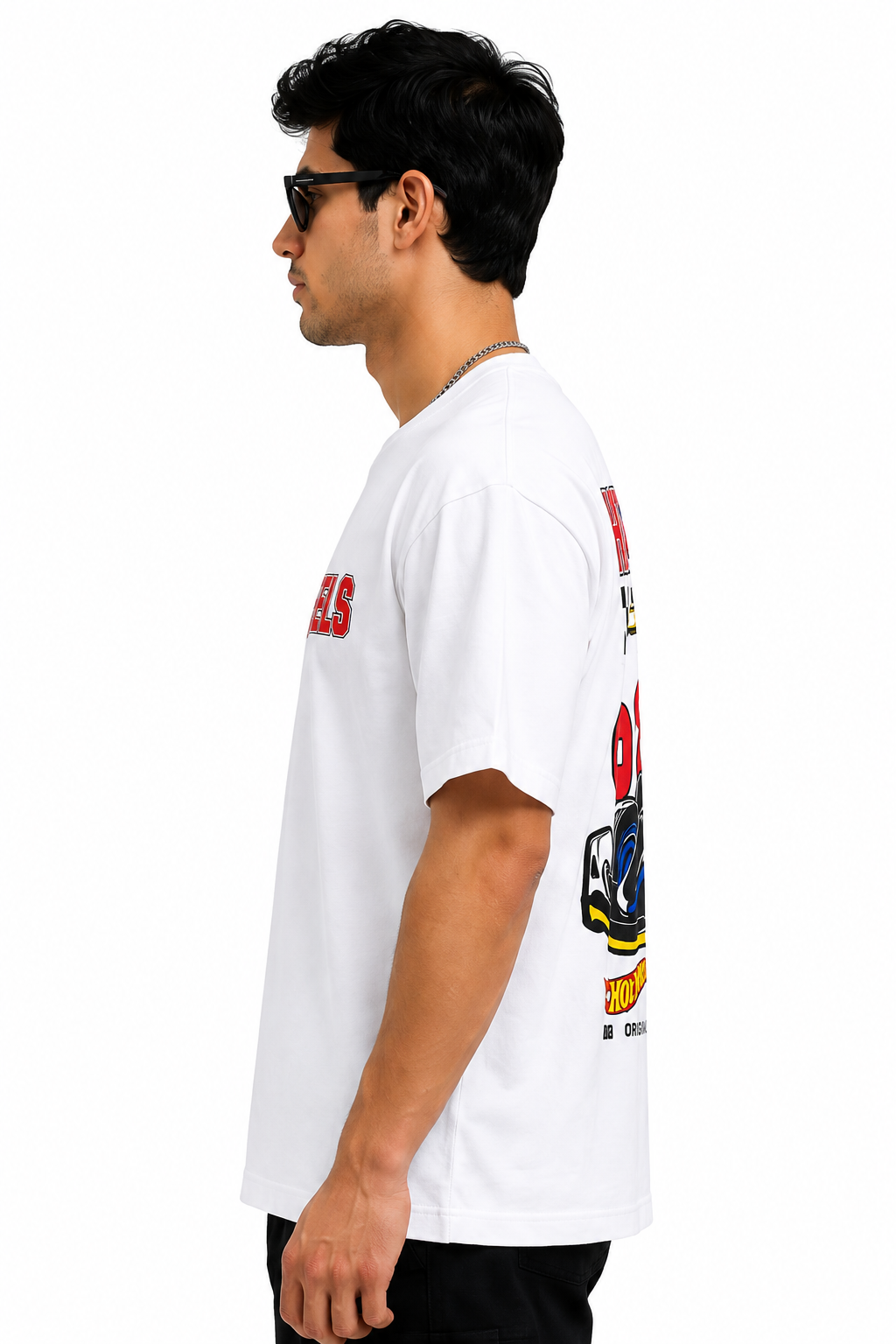 Hot Wheels Racing 68 Oversized T-Shirt – White