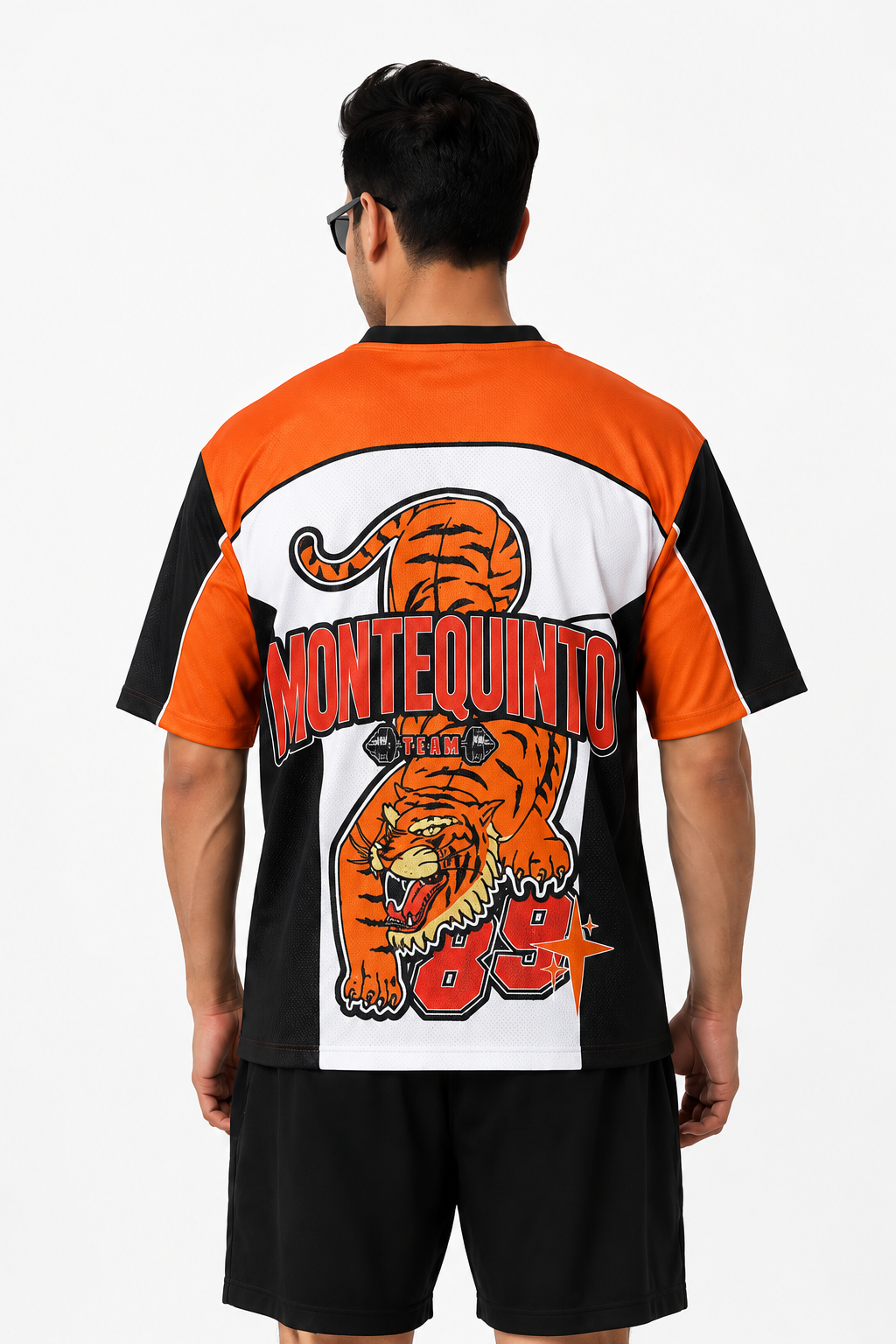 MONTEQUINTO Tiger Oversized Sports T-Shirt