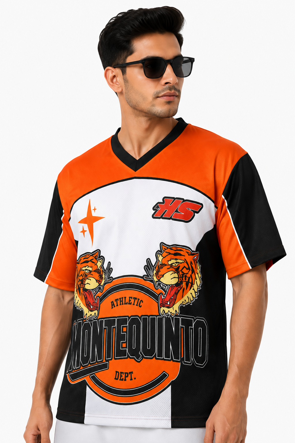 MONTEQUINTO Tiger Oversized Sports T-Shirt