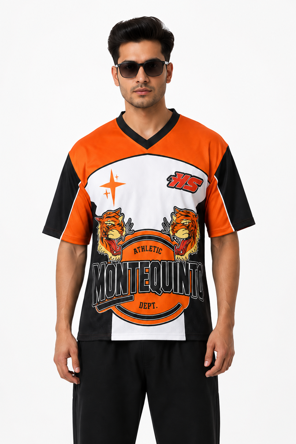 MONTEQUINTO Tiger Oversized Sports T-Shirt