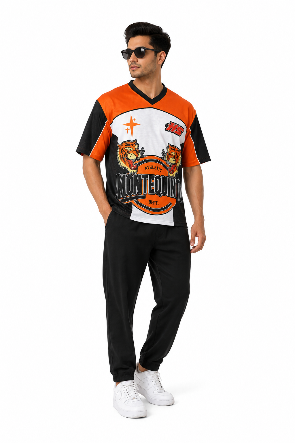 MONTEQUINTO Tiger Oversized Sports T-Shirt